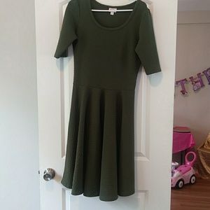 Green Lularoe Dress NWOT Medium